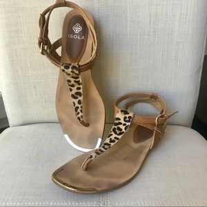 Isola Leopard Sandal